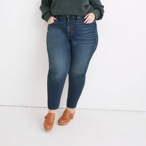 Madewell Petite 10" High-Rise Skinny Jeans‎ in Hayes Wash Size 24W W37